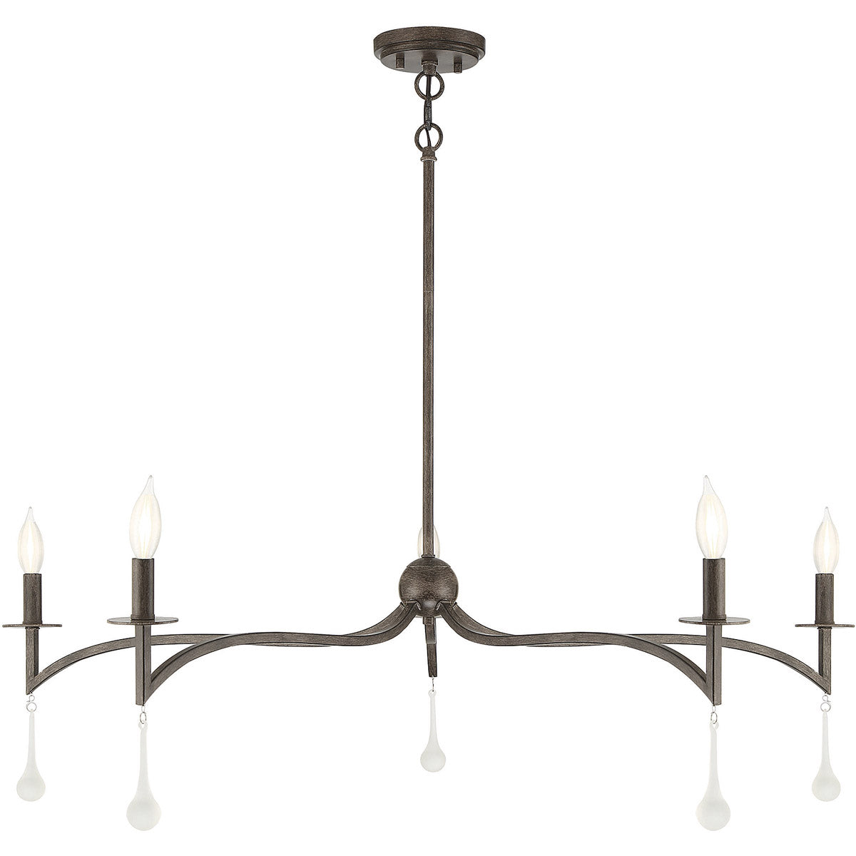 Laramie 5-Light Chandelier in Chelsea Gold