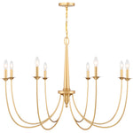 Stonecrest 8-Light Chandelier in Matte Black