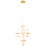 Amani 9-Light Pendant in Black Cashmere