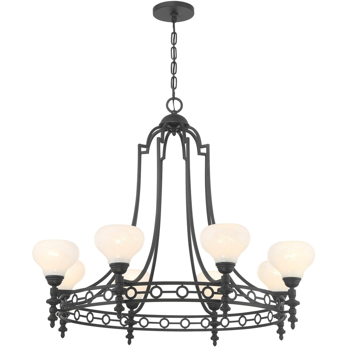 Allston Chandelier - Matte Black