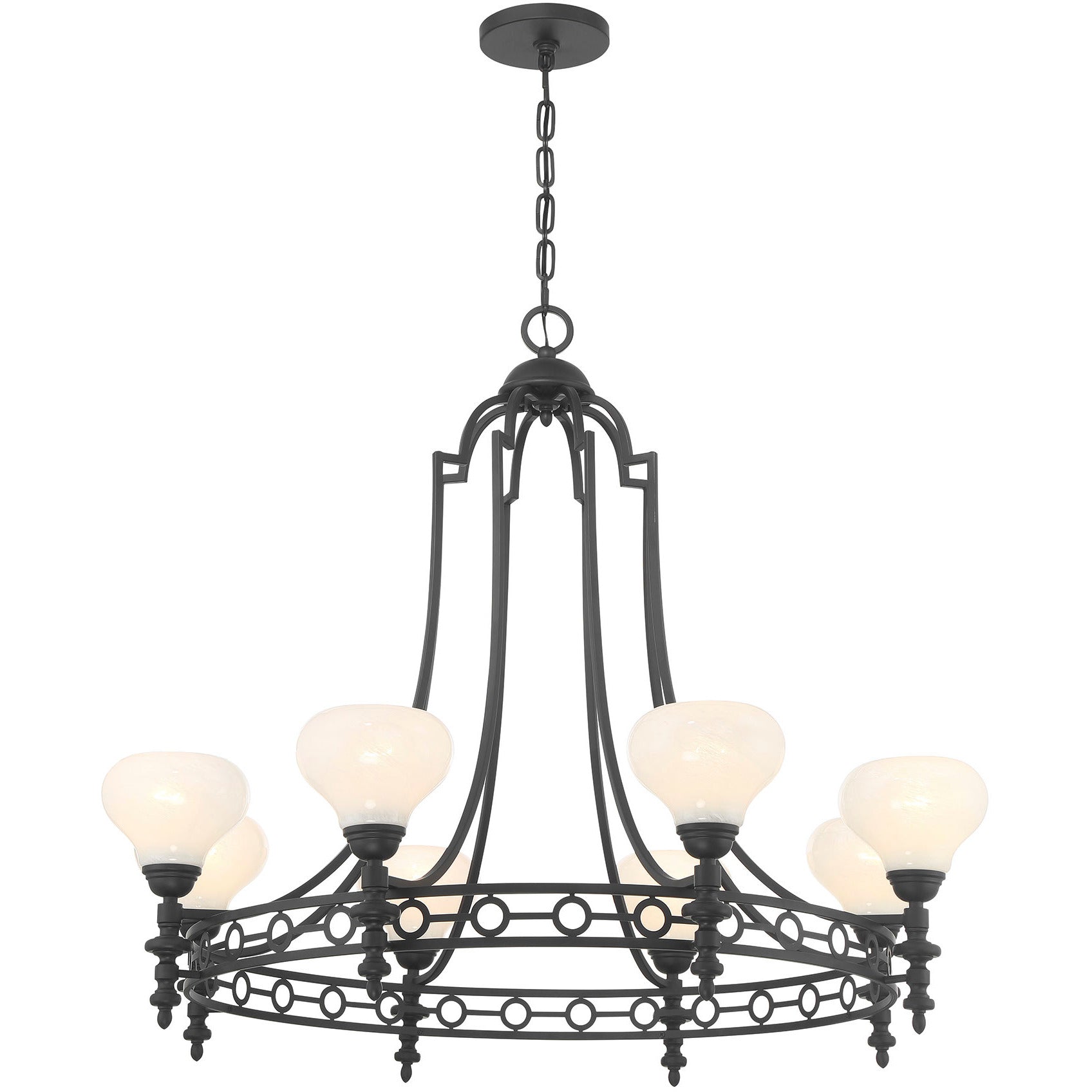 Allston Chandelier - Matte Black