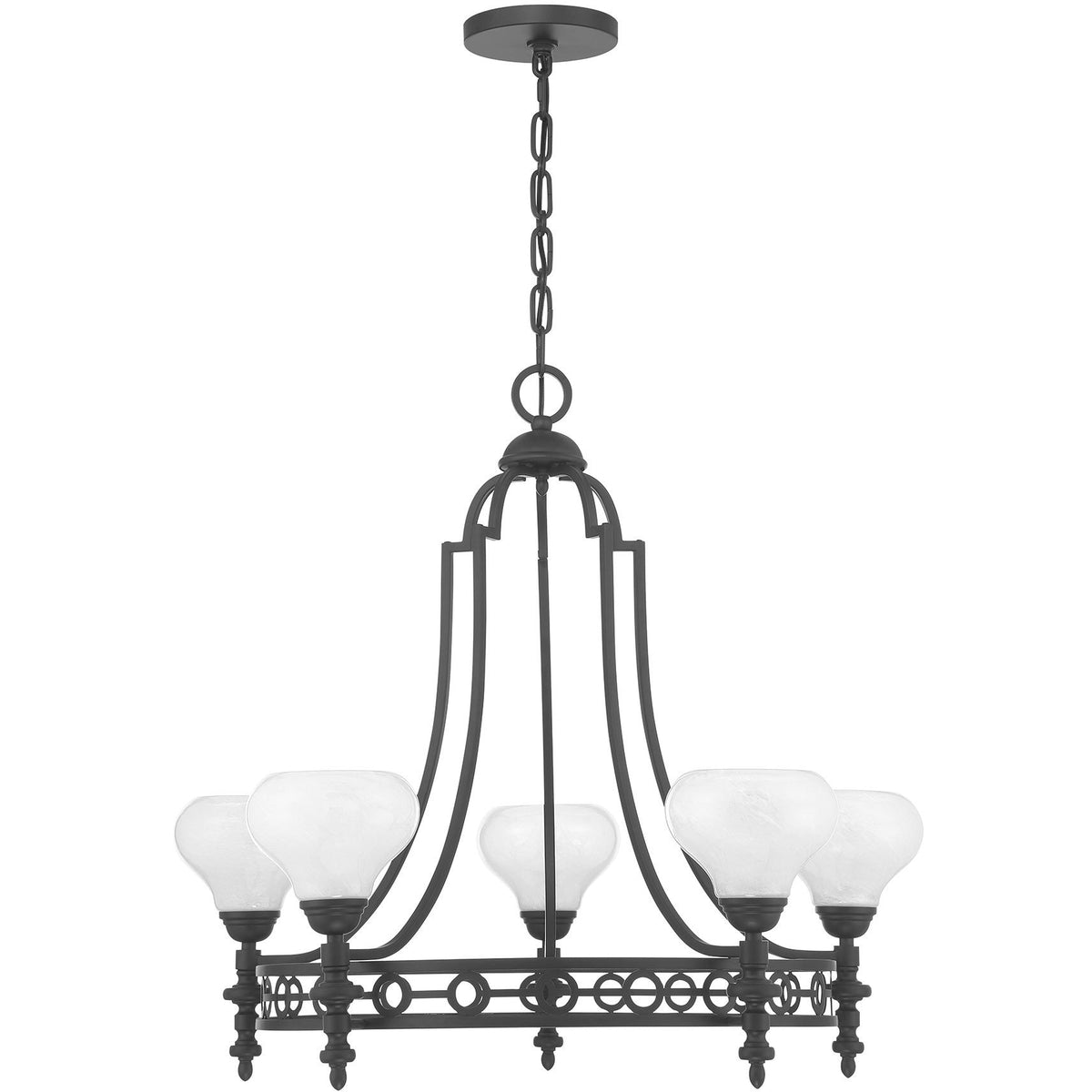 Allston Chandelier - Matte Black