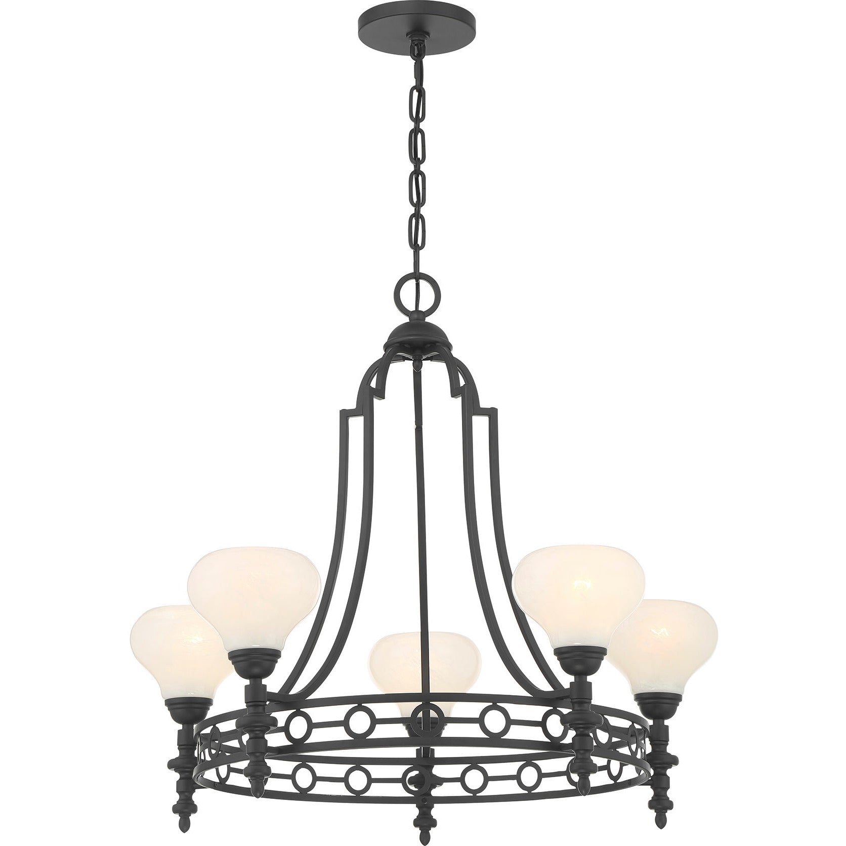 Allston Chandelier - Matte Black