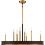 Chaucer 8-Light Chandelier in Warm Brass