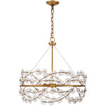 Camille 5-Light Chandelier in Warm Brass