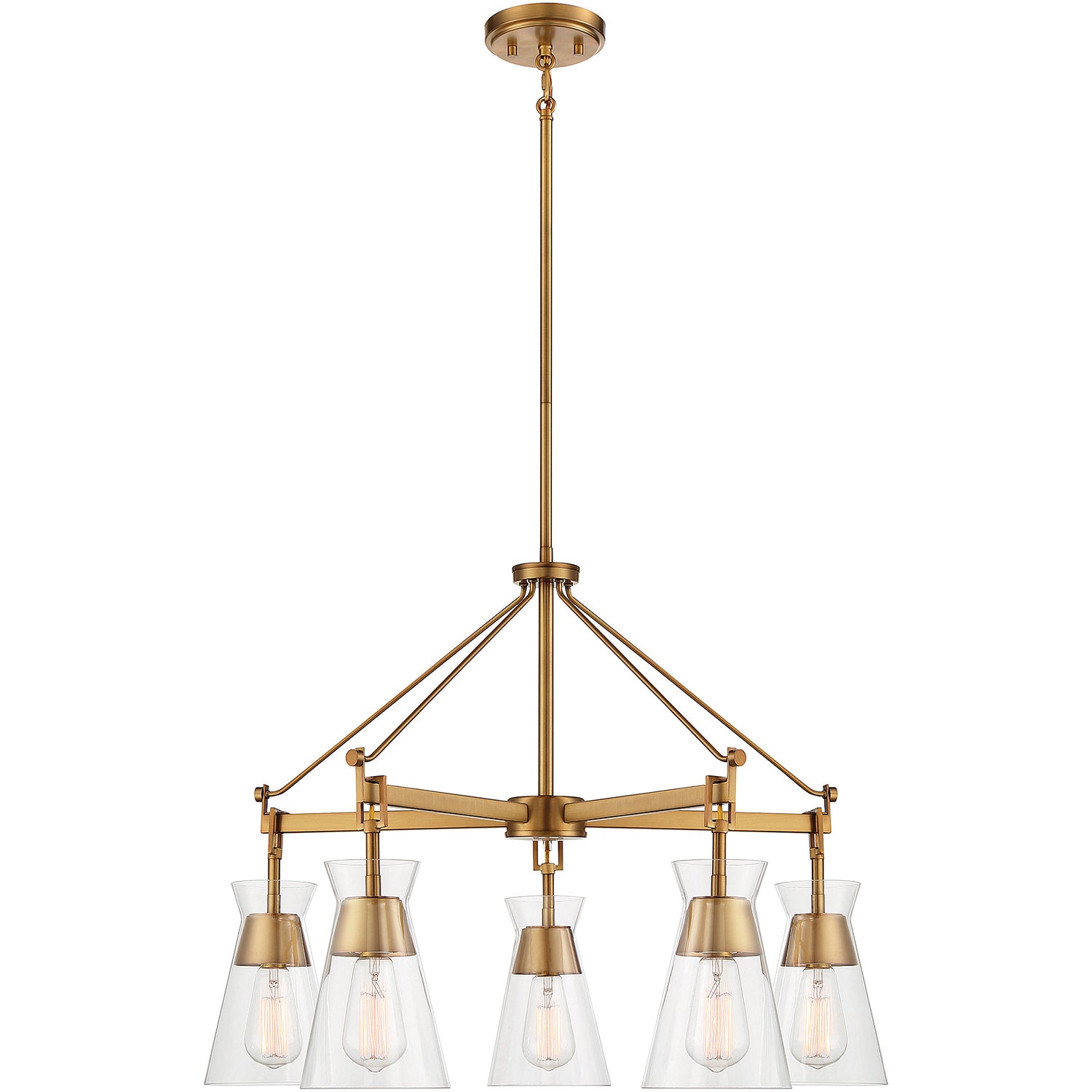 Lakewood 5-Light Chandelier in Matte Black