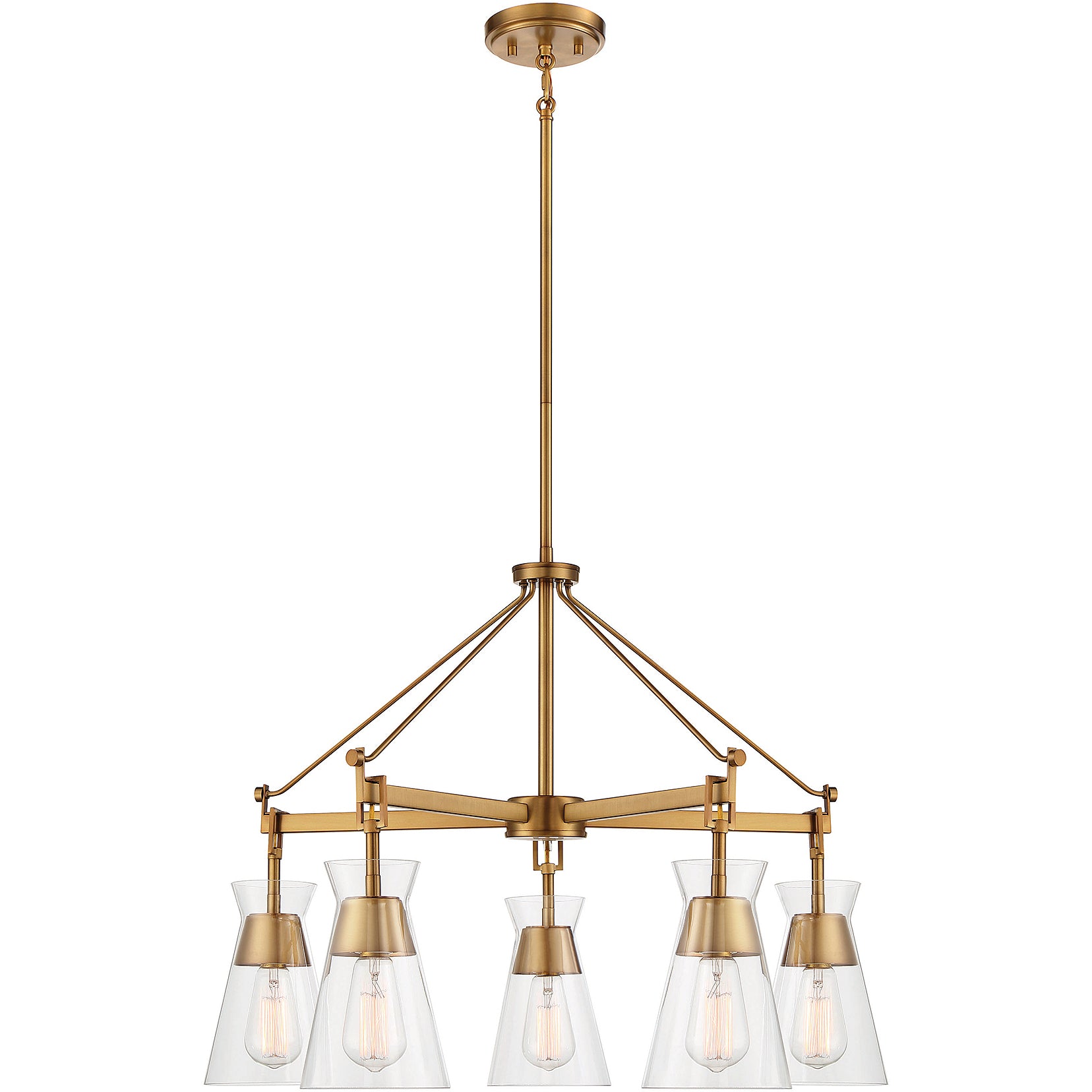 Lakewood 5-Light Chandelier in Matte Black