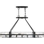 Hudson 10-Light Oval Chandelier in Matte Black