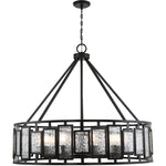 Deandre 10-Light Chandelier in Matte Black
