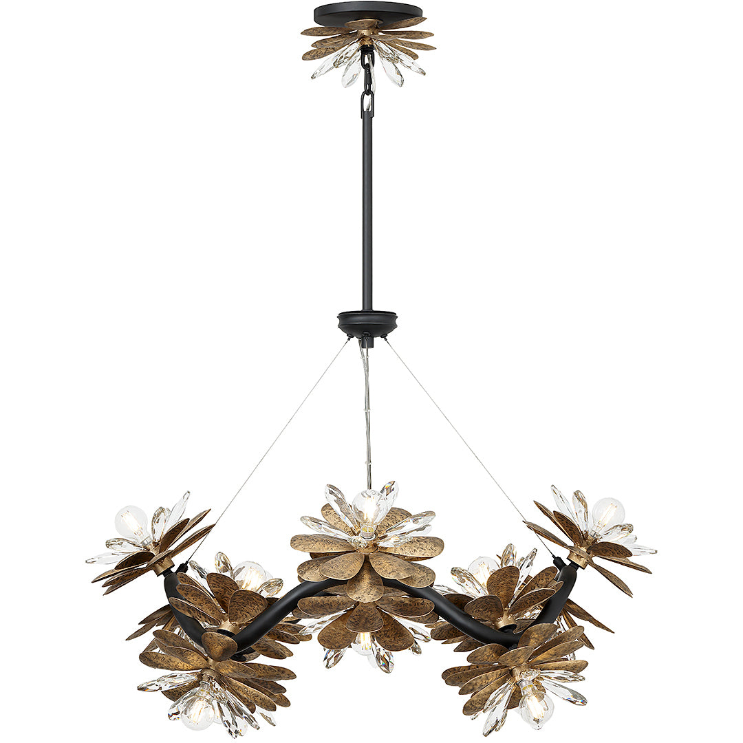 Giselle 16-Light Chandelier in Delphine