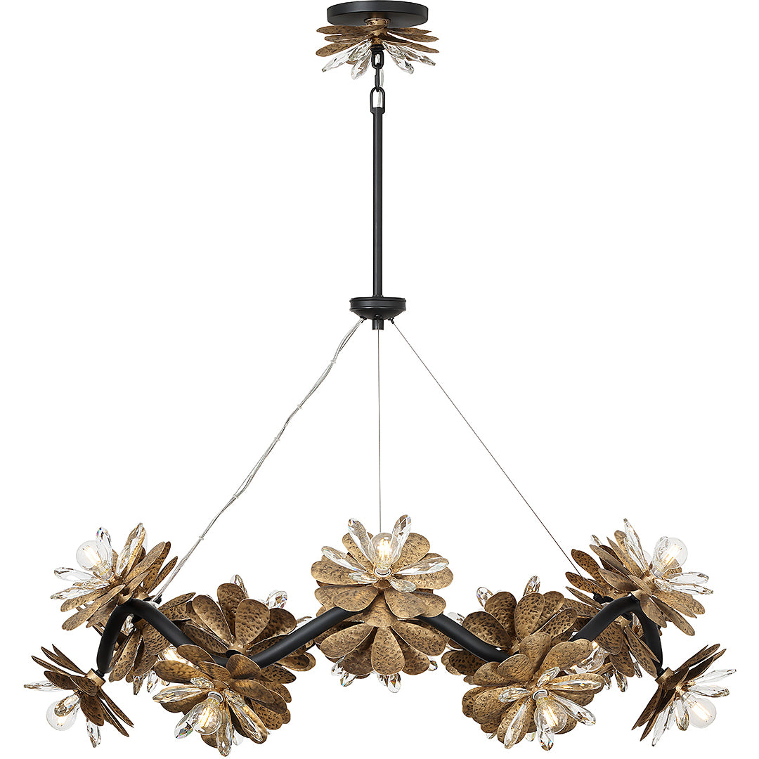 Giselle 24-Light Chandelier in Delphine