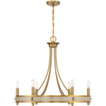 Camden 6-Light Chandelier in Warm Brass