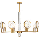 Leighton 8-Light Chandelier in Warm Brass