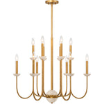 Oakhurst 12-Light Chandelier in Antique Gold