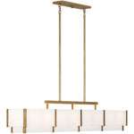 Orleans 8-Light Linear Chandelier in Black Cashmere