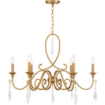 Fairchild 6-Light Chandelier in Warm Brass