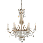 Claiborne 6-Light Chandelier in Avalite