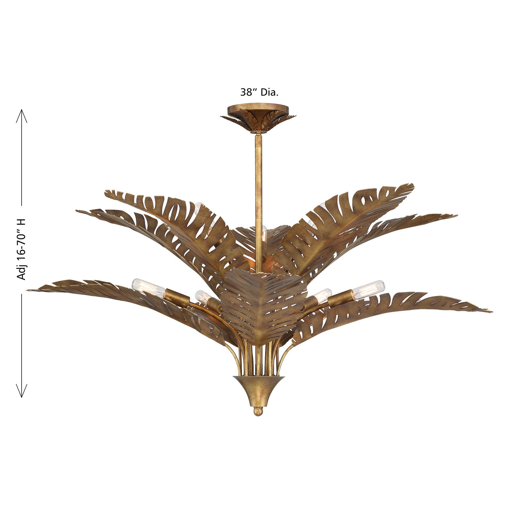Palmera 10-Light Chandelier by Savoy House