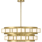 Gideon 6-Light Chandelier in Warm Brass