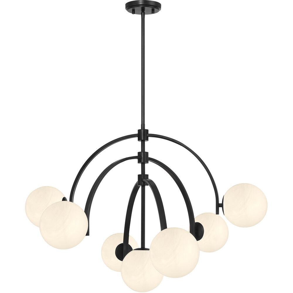 Savoy House Marias 7-Light Chandelier — Matte Black