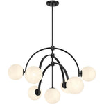 Savoy House Marias 7-Light Chandelier — Matte Black