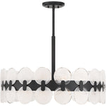 Boca 6-Light Chandelier in Matte Black