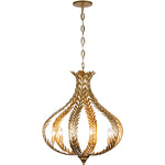 Atlas 6-Light Chandelier in Grecian Gold by Breegan Jane