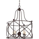 Seneca 5-Light Pendant in English Bronze