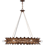 Heiress 8-Light Chandelier in Patinated Bronze by Breegan Jane