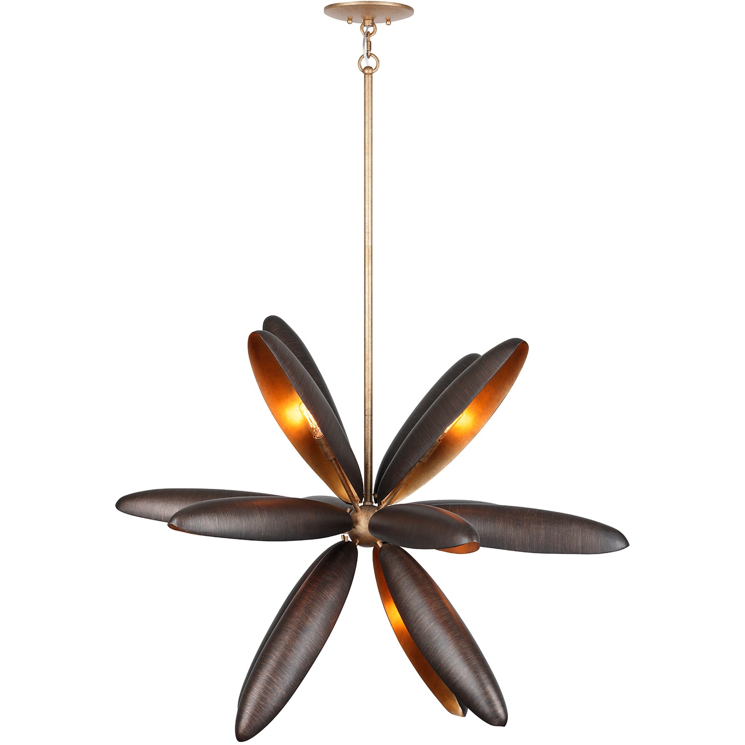Estrella Del Mar 14-Light Chandelier in Centura with Burnished Gold by Breegan Jane