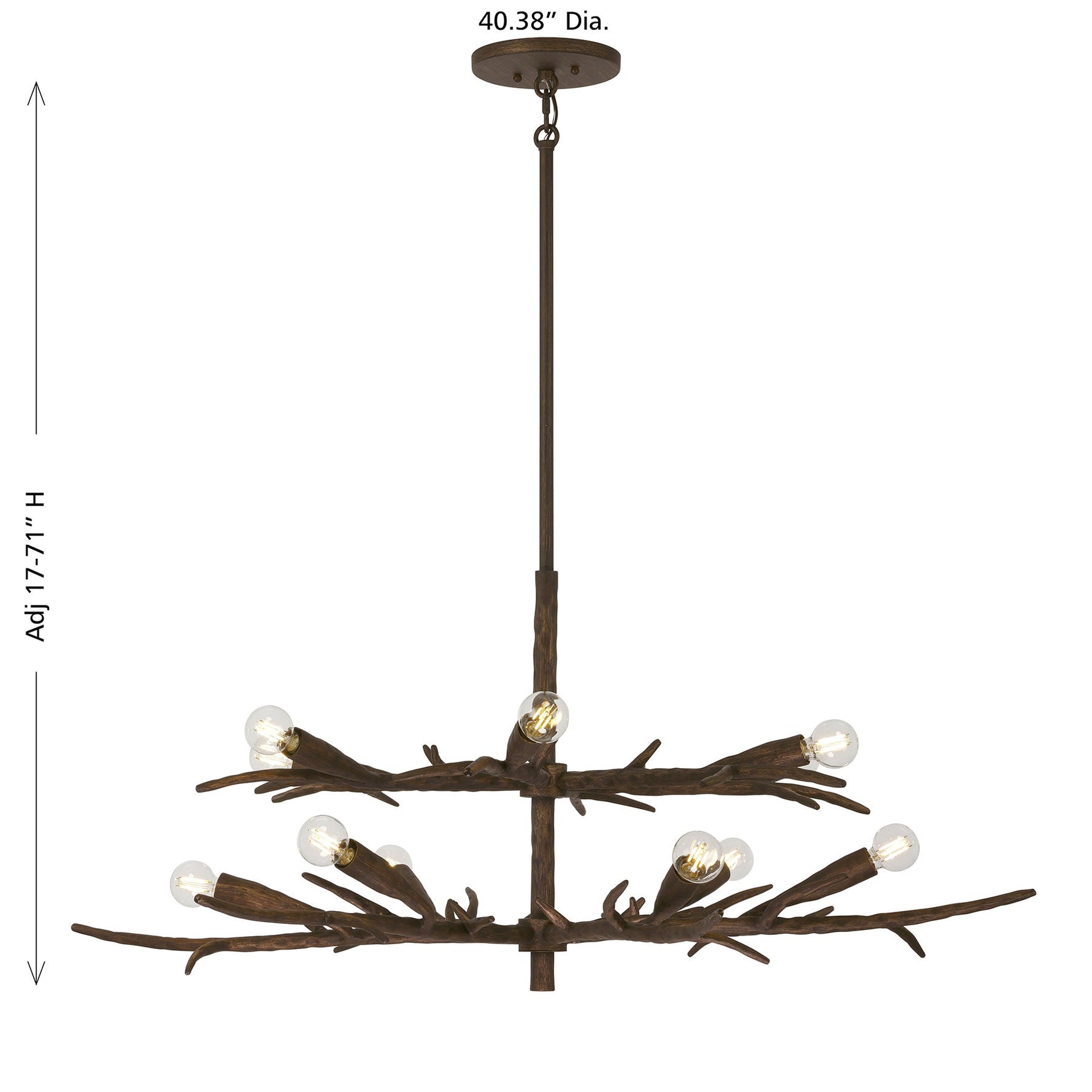 Palisades 12-Light Chandelier by Savoy House