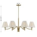 Rosa 6-Light Chandelier by Savoy House