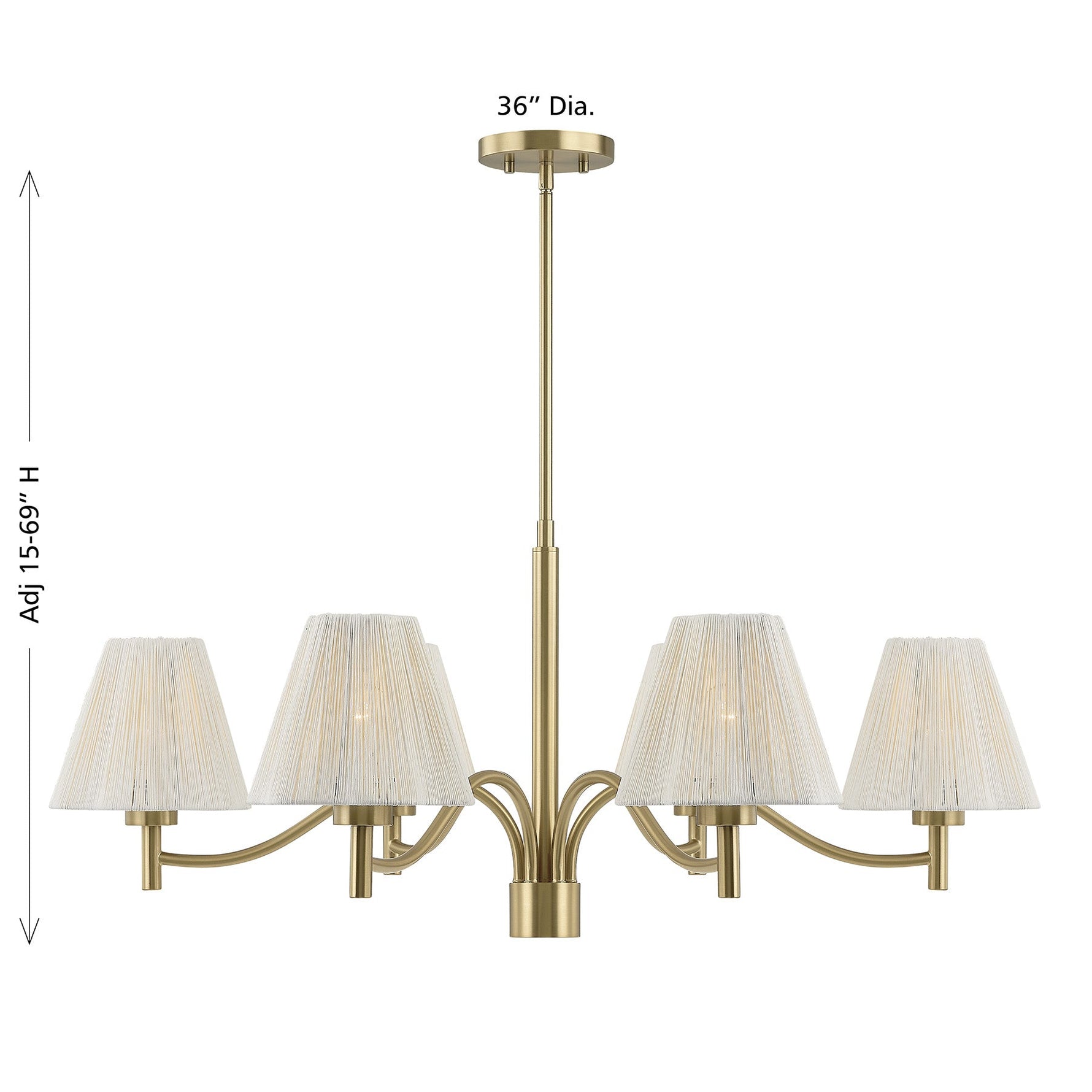 Rosa 6-Light Chandelier by Savoy House