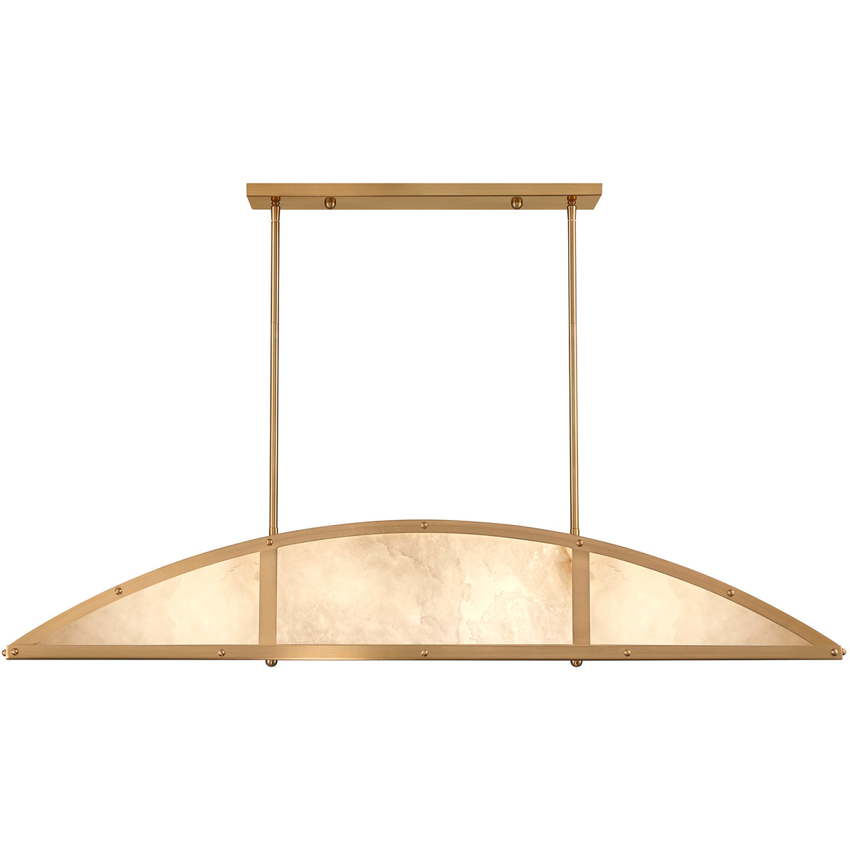 Legacy 4-Light Linear Chandelier in Matte Black by Breegan Jane