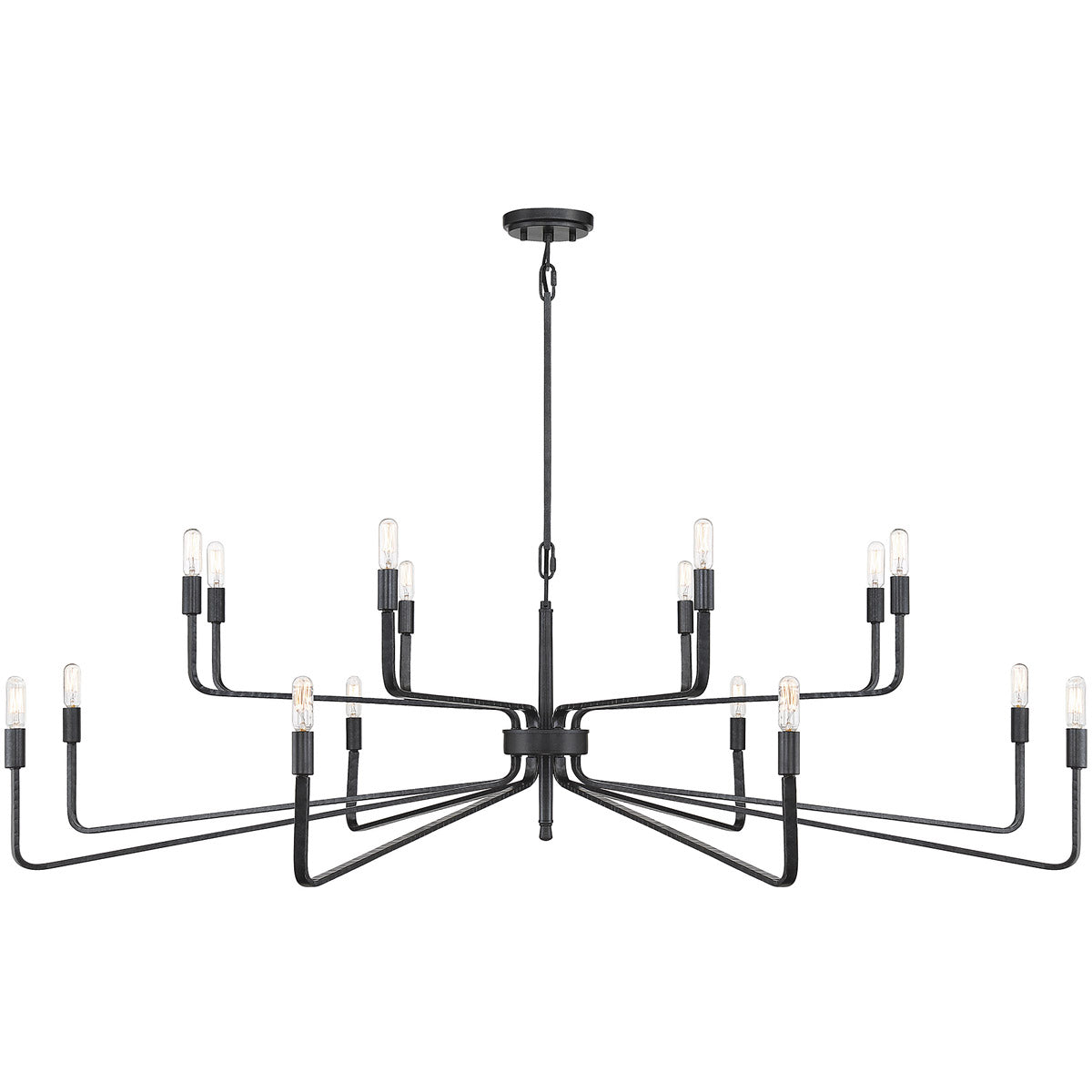 Salem 16-Light Chandelier in Forged Iron