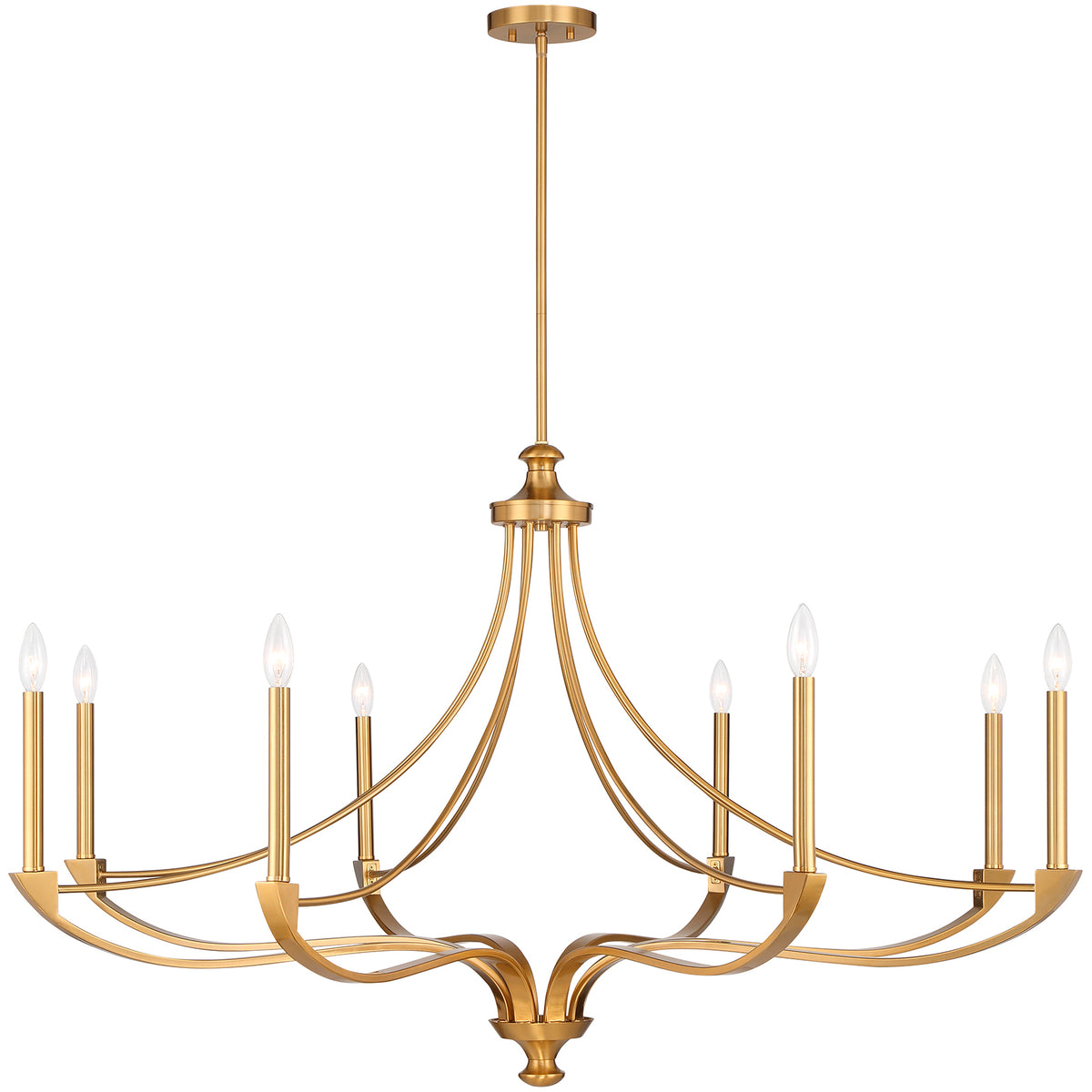 Preserve 8-Light Chandelier in Matte Black