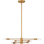 Lyrique 6-Light Chandelier in Matte Black
