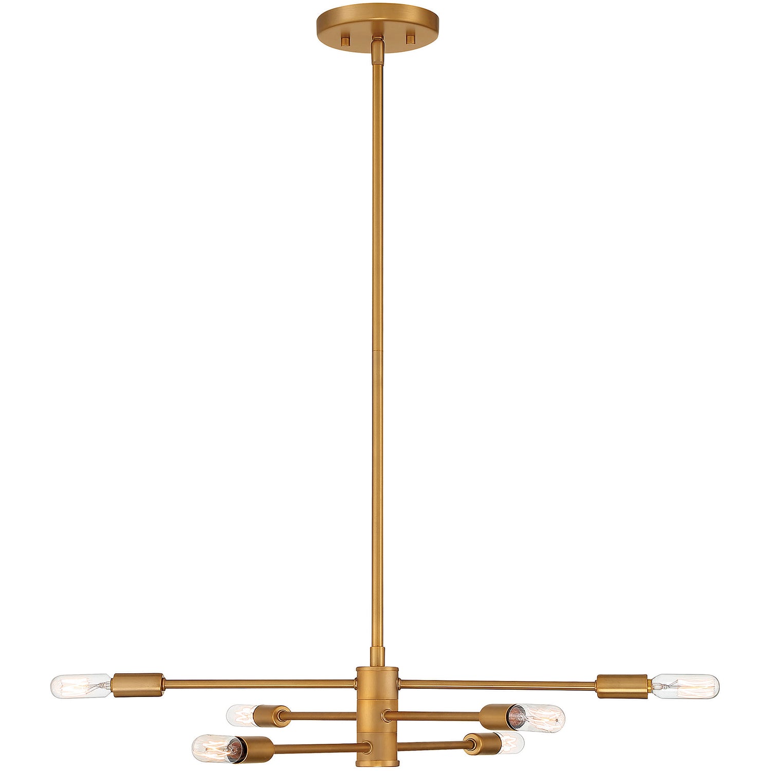 Lyrique 6-Light Chandelier in Matte Black