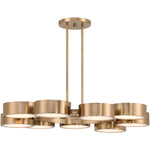 Talamanca 9-Light LED Chandelier in Noble Brass by Breegan Jane