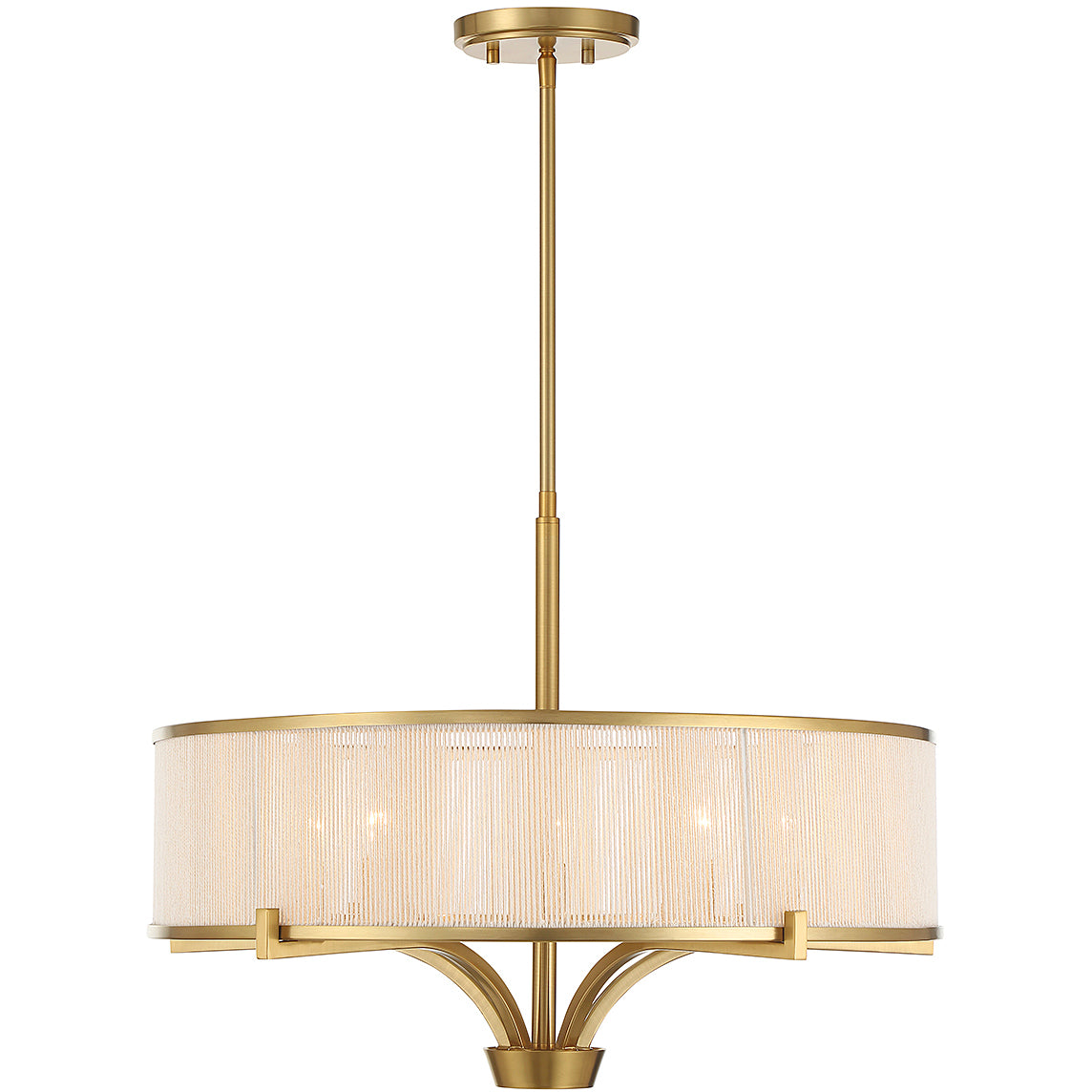 Wynwood 5-Light Chandelier in Warm Brass