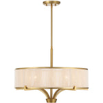 Wynwood 5-Light Chandelier in Warm Brass