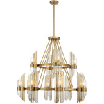 Biltmore 12-Light Chandelier in Warm Brass