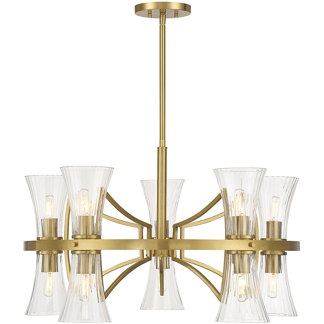 Bennington 10-Light Chandelier by Savoy House