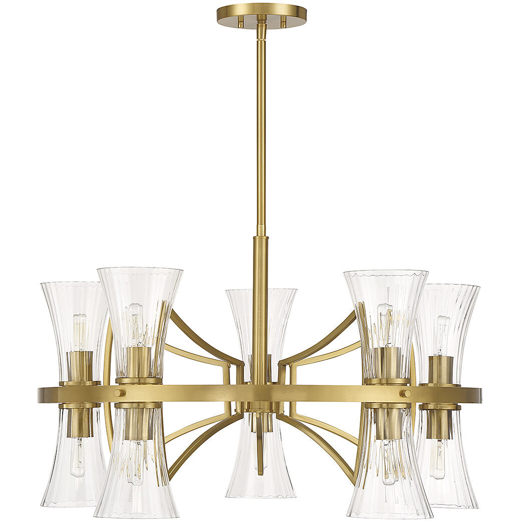 Bennington 10-Light Chandelier by Savoy House