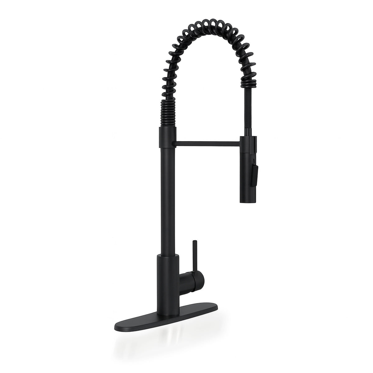 MSI 804 High-Arc Pull-Down Kitchen Faucet in Matte Black