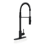 MSI 804 High-Arc Pull-Down Kitchen Faucet in Matte Black