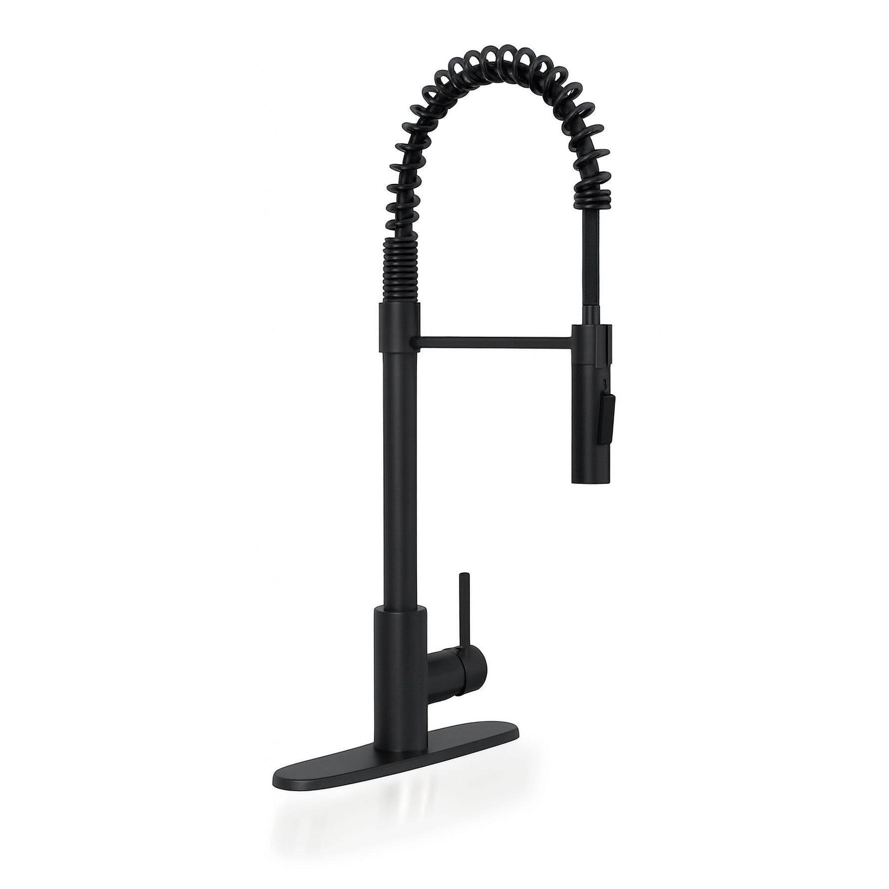 MSI 804 High-Arc Pull-Down Kitchen Faucet in Matte Black