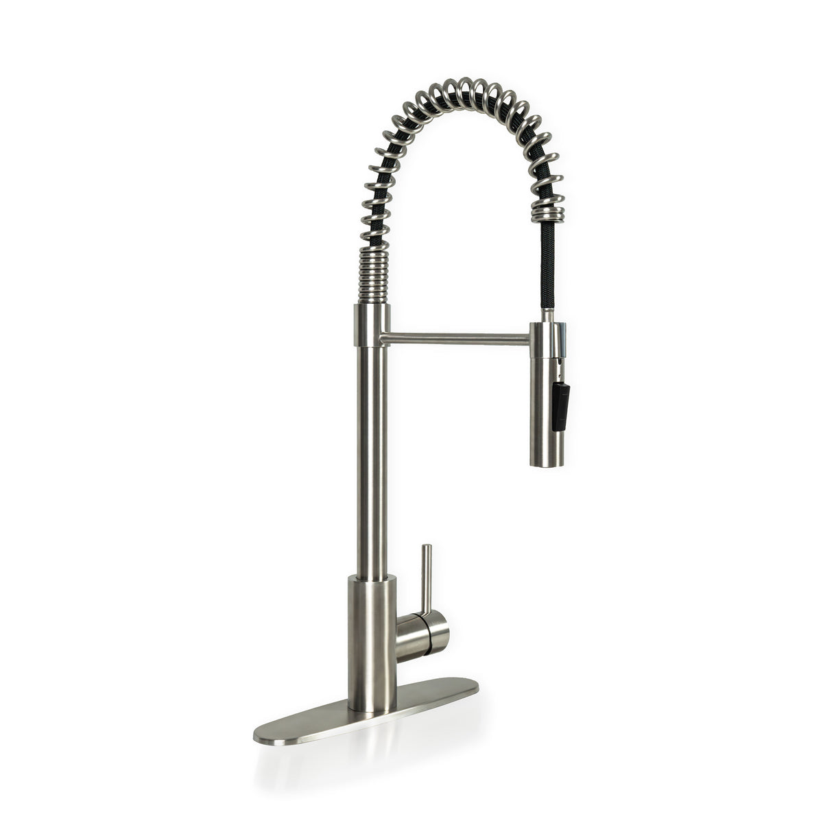 MSI 804 High-Arc Pull-Down Kitchen Faucet in Brushed Nickel