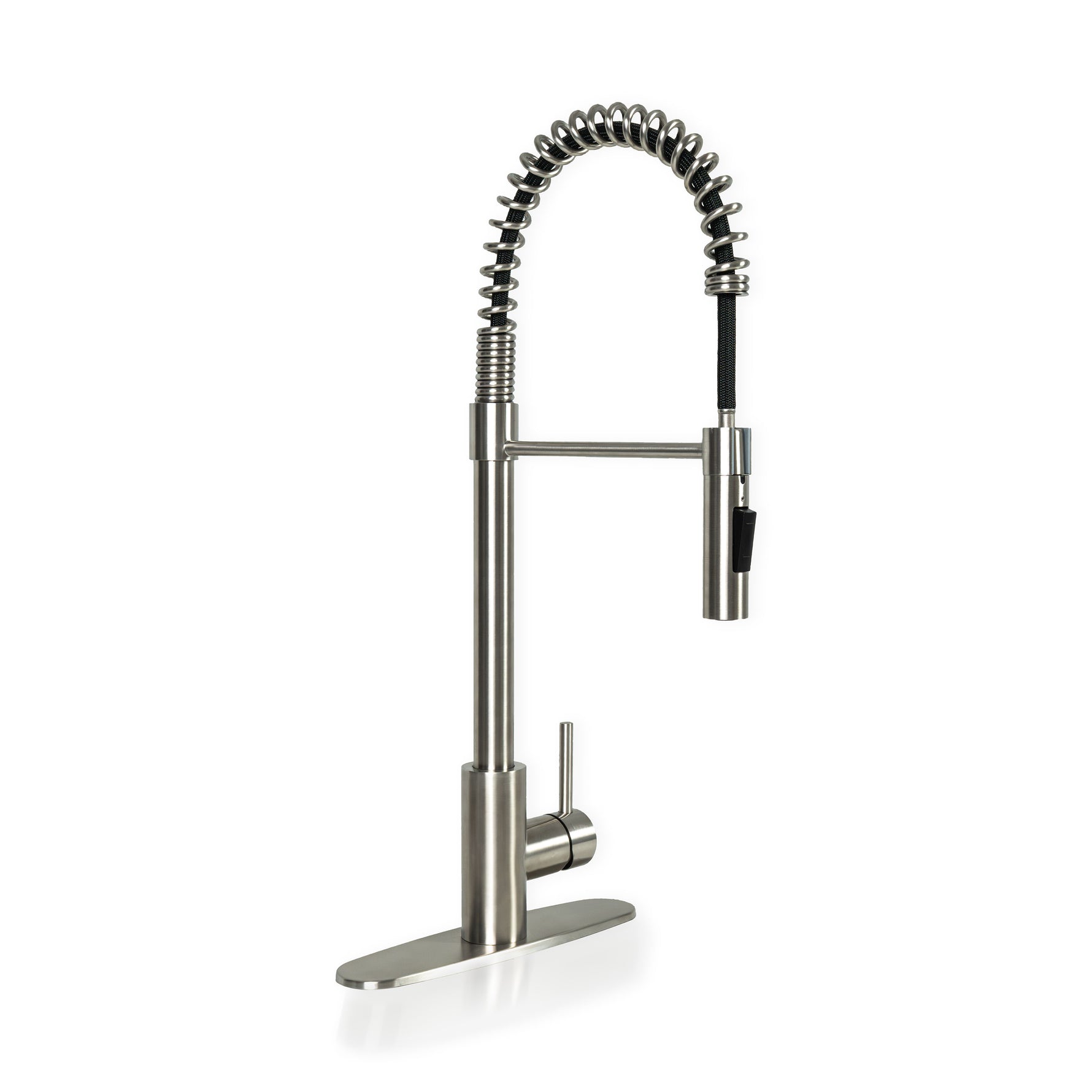 MSI 804 High-Arc Pull-Down Kitchen Faucet in Brushed Nickel