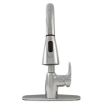 MSI 802 Chrome kitchen faucet profile view